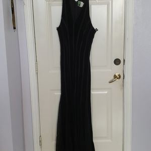 velvet gown
